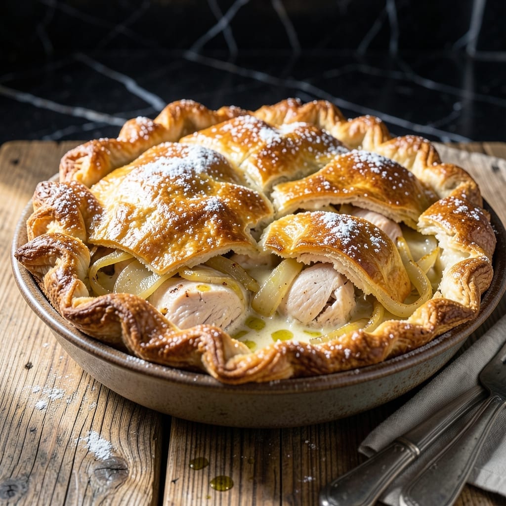 Giant Chicken Pot Pie Recipe: Buttery Crust Hugging Hearty Comfort