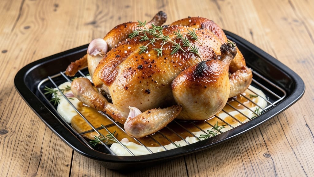 6lb Roasted Chicken Recipe: Crispy Skin and Juicy Pink Centers Guaranteed