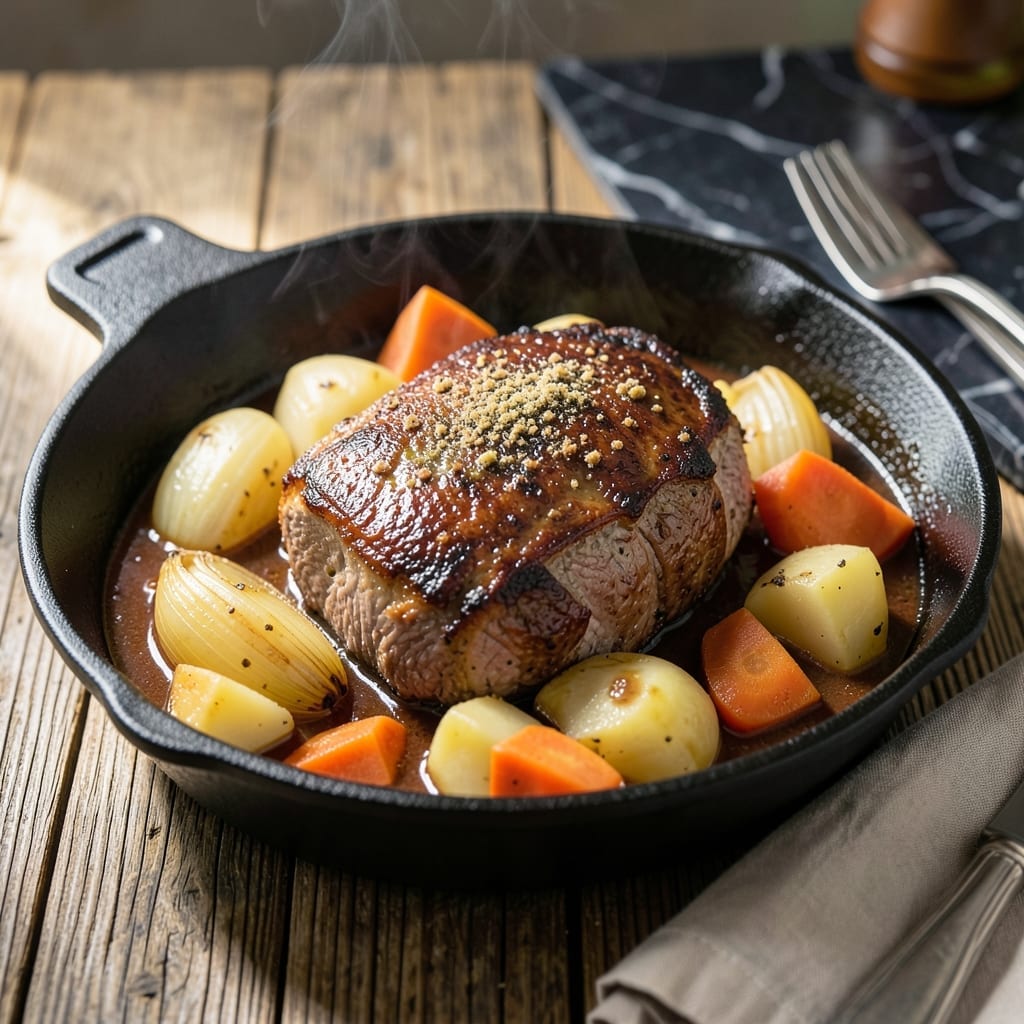 Pot Roast Recipe With Ranch and Au Jus: Slow-Cooked Beef With Herbed Depth