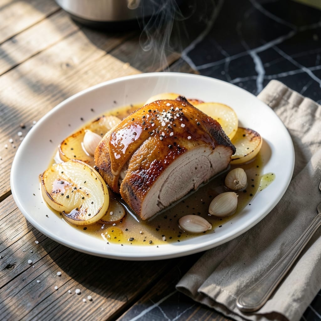 Frozen Pork Roast in Instant Pot Recipe: Pressure-Cooked Juiciness in 90 Minutes