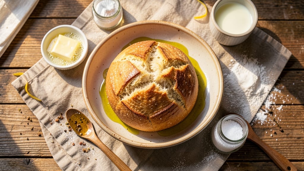 15-Minute Bread Recipe: Crispy Crust, Soft Crumb Magic
