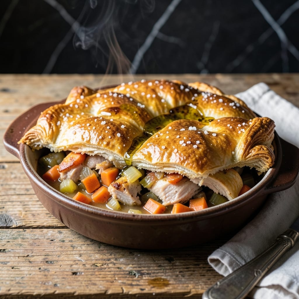 After Thanksgiving Turkey Pot Pie Recipe: Leftover Magic in Flaky Crust