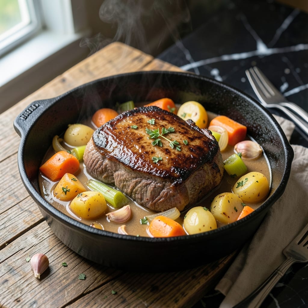Yankee Pot Roast Army Recipe: Slow-Cooked Beef with Root Vegetables