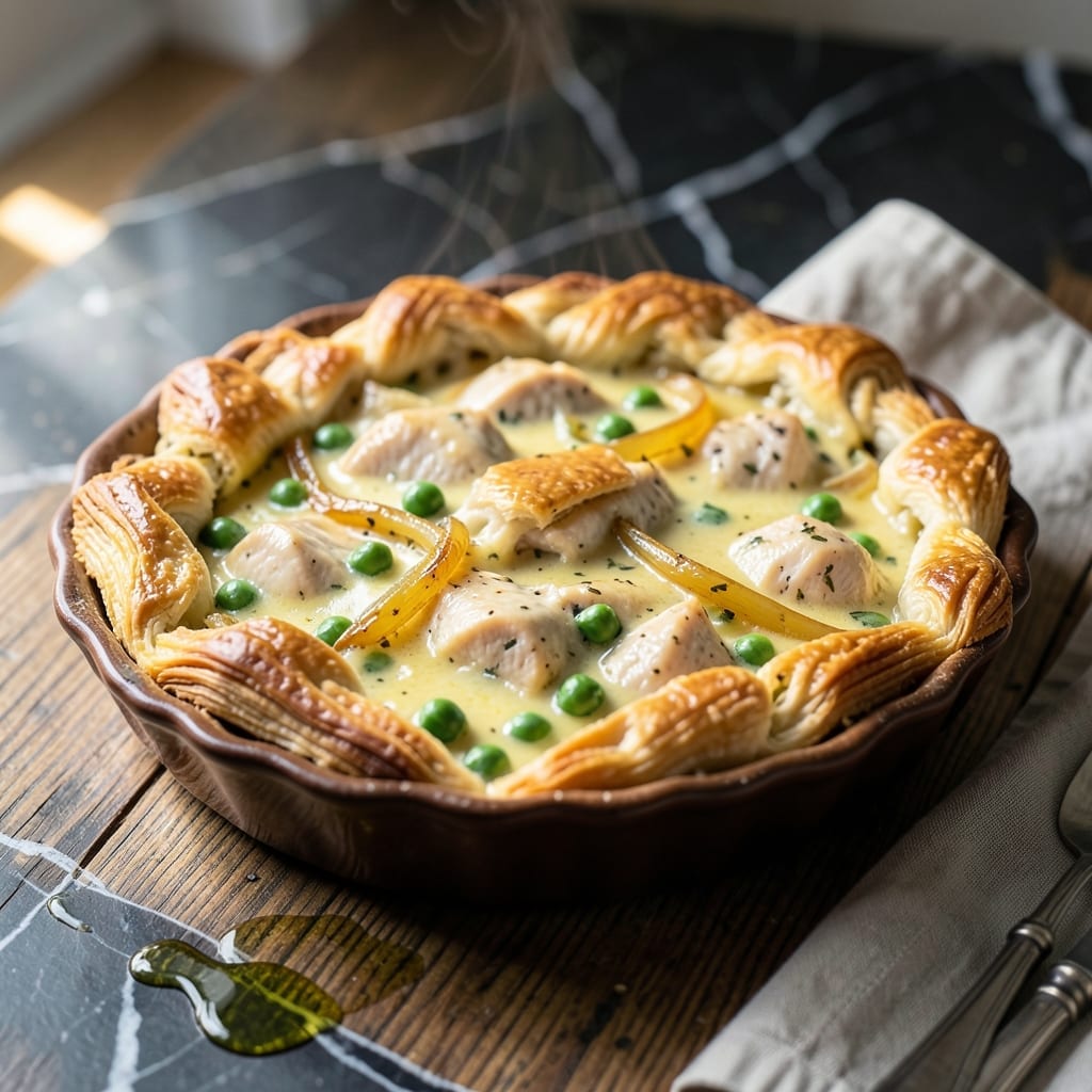 Sally's Chicken Pot Pie Recipe: Golden Lattice Over Herb-Rich Filling Sally's Chicken Pot Pie Recipe: Golden Lattice Over Herb-Rich Filling