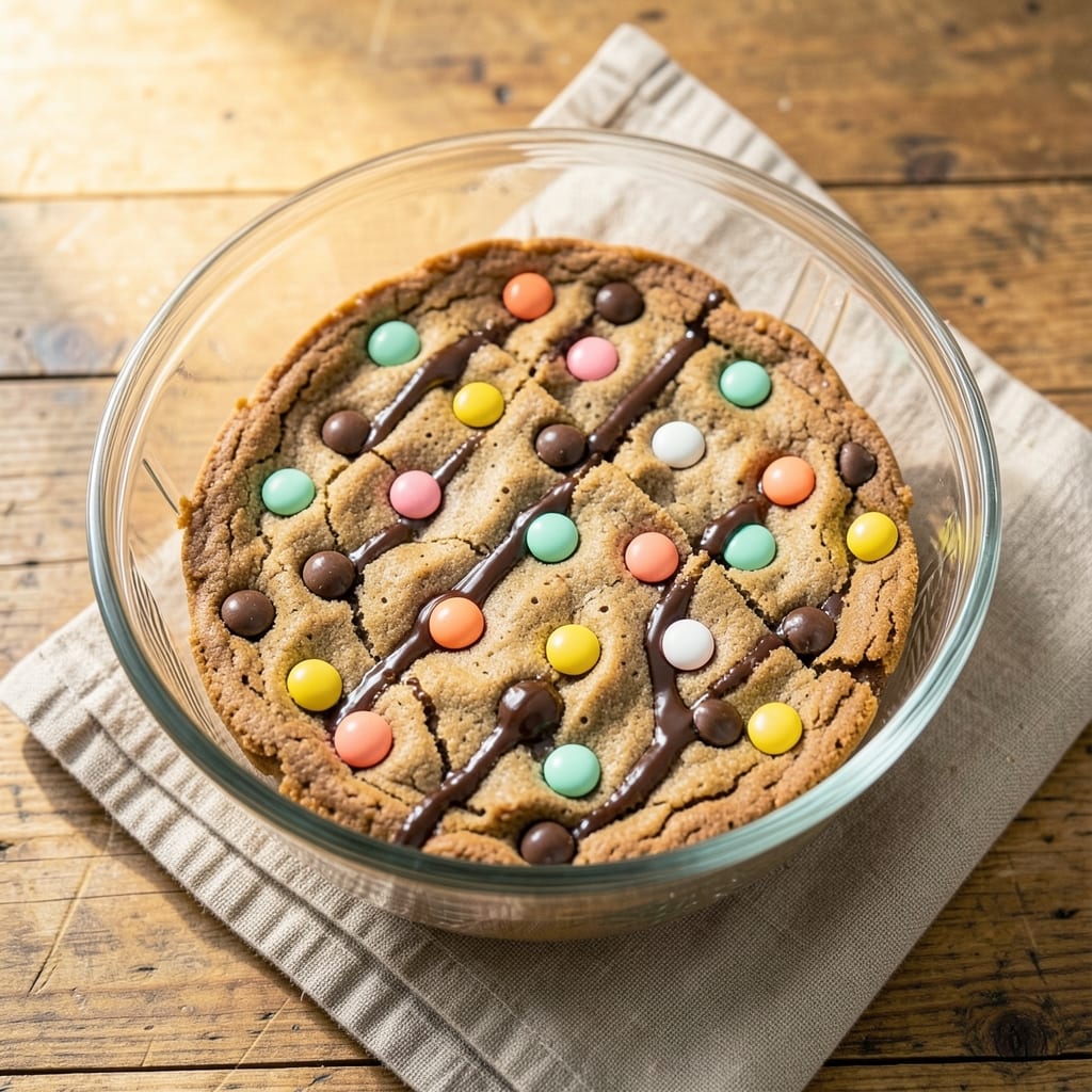 5-Minute M&M Cookie Bars Microwave Recipe: Fudgy Crunch Without the Oven