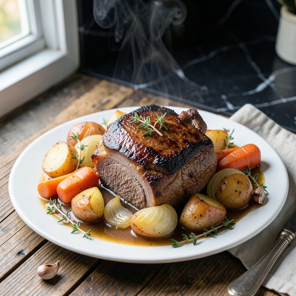 Kinders Pot Roast Slow Cooker Recipe: Melt-in-Your-Mouth Beef With Root Vegetables Kinders Pot Roast Slow Cooker Recipe: Melt-in-Your-Mouth Beef With Root Vegetables