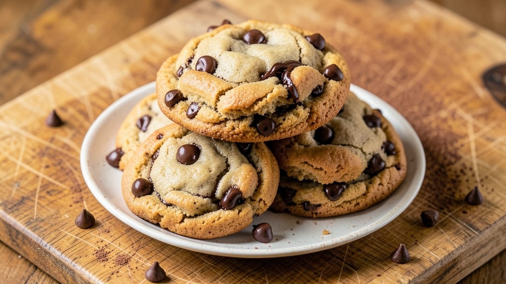 3-Ingredient Chocolate Chip Cookies Recipe With Cocoa Powder: Fudgy-Crispy Richness Without Extra Mix