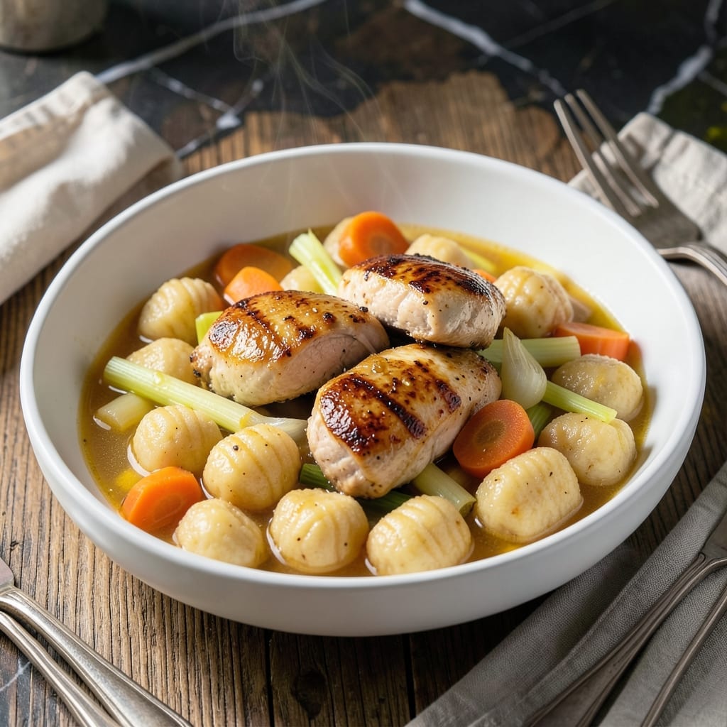 Chicken Gnocchi Crock Pot Recipe: Pillowy Dumplings in Savory Broth