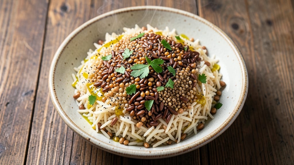 7-Grain Rice Pilaf Recipe: Toasted Nutty Crunch and Herbed Freshness