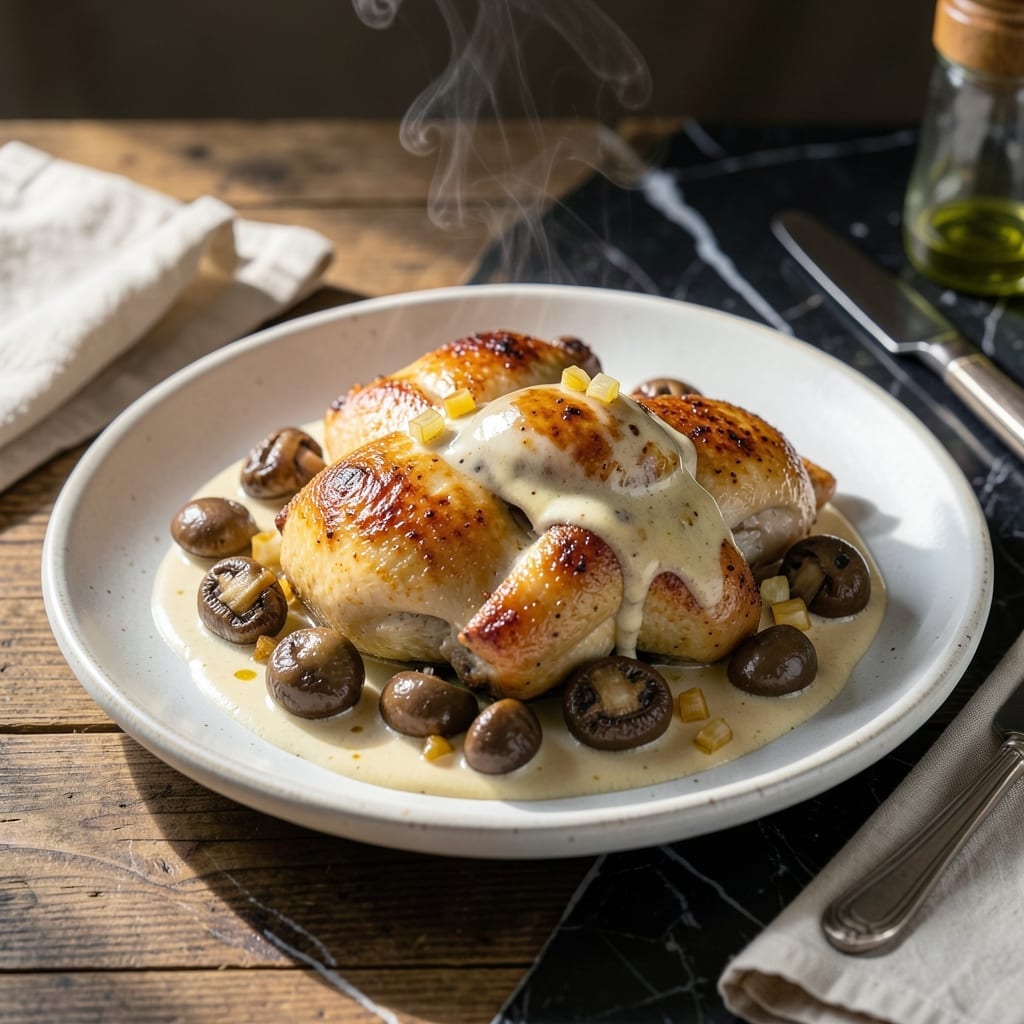 Chicken Fricassee Instant Pot Recipe: Velvety Sauce with Tender Chicken Chicken Fricassee Instant Pot Recipe: Velvety Sauce with Tender Chicken