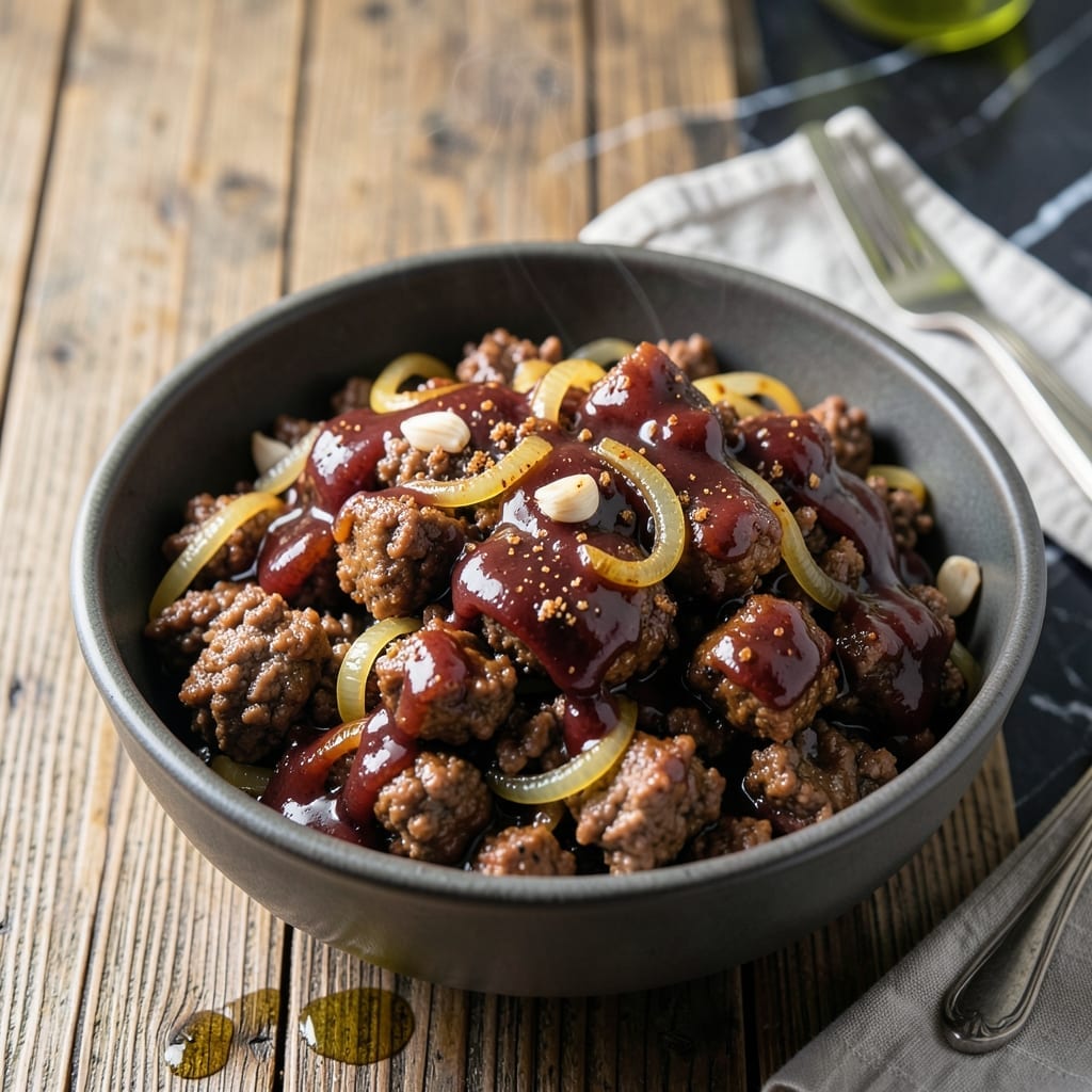 Ground Beef BBQ Crock Pot Recipe: Hands-Free Smoky Sweetness