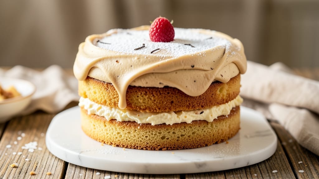 2 Layer Birthday Cake Recipe: Vanilla Bean and Chocolate Swirl Magic 2 Layer Birthday Cake Recipe: Vanilla Bean and Chocolate Swirl Magic