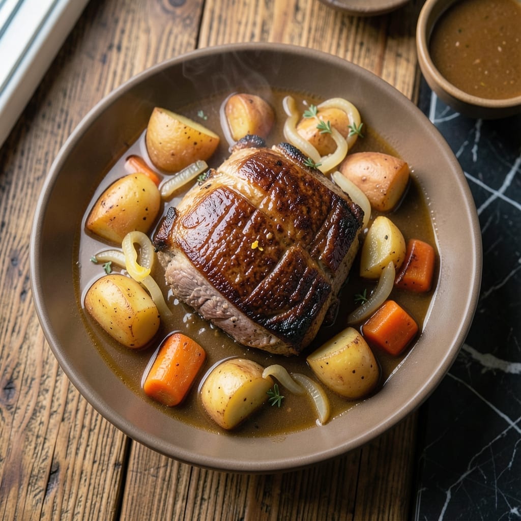 Pot Roast Recipe Crock Pot Onion Soup Mix: Slow-Cooked Melting Tenderness