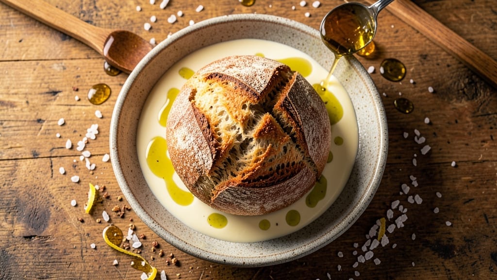 4-Ingredient No-Yeast Bread Recipe: Quick Rise, Crusty Loaf in 30 Minutes