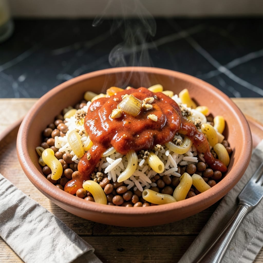 One Pot Koshari Recipe: Egyptian Street Food in One Pan