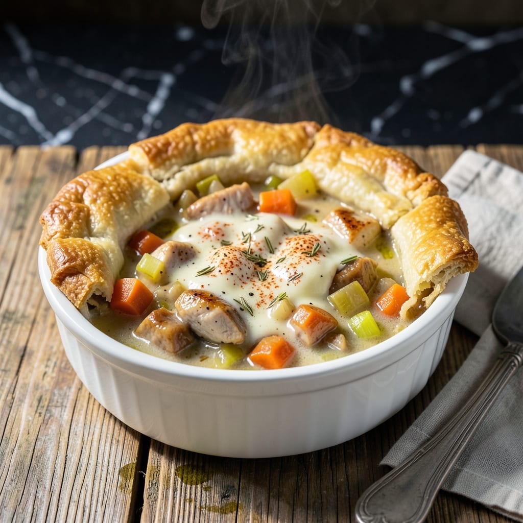 Individual Chicken Pot Pie Recipe With Bisquick: Flaky Topped Comfort in Single Servings