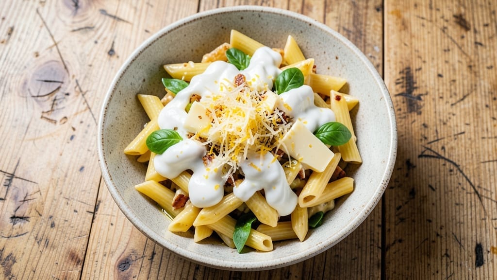3 Cheese Pasta Salad Recipe: Bold Tri-Color Cheese Crunch in 20 Minutes