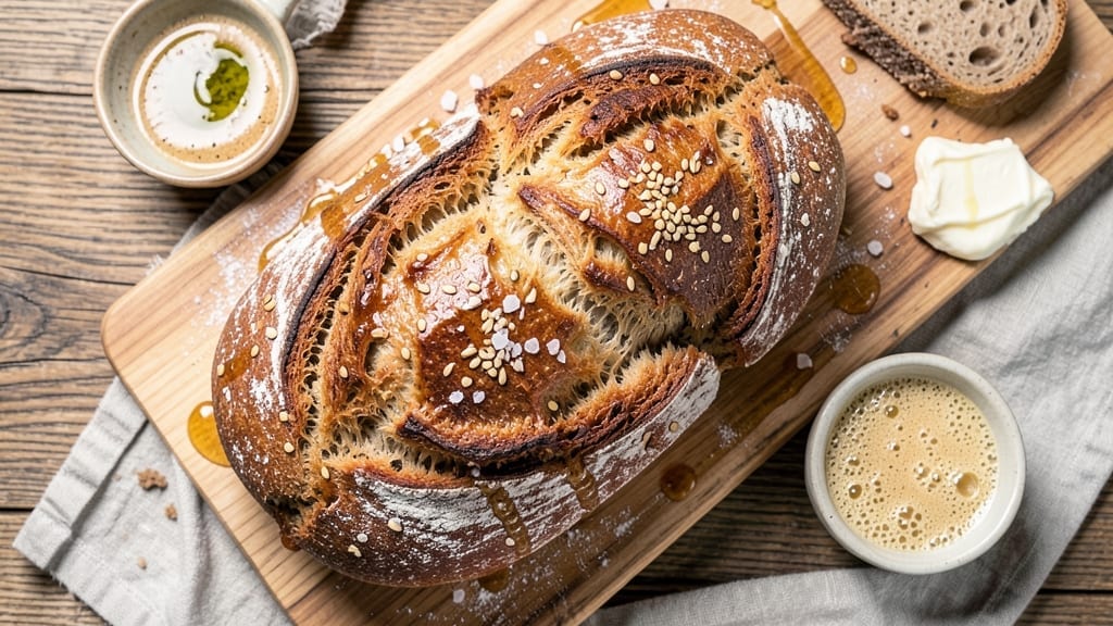 100 Percent Whole Wheat Sourdough Bread Recipe: Crusty Crumb With Fermented Tang