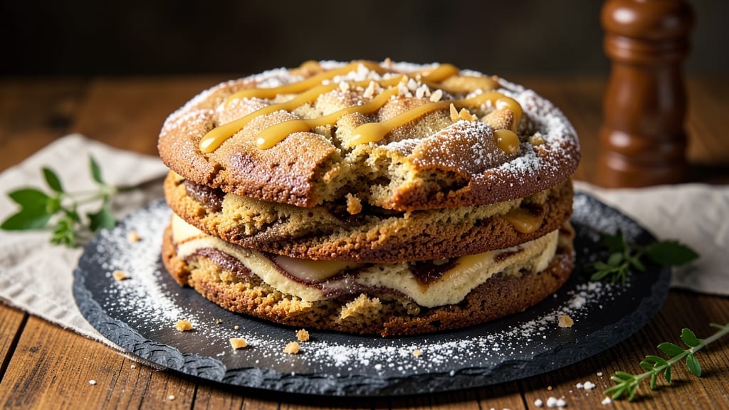 1 Big Cookie Recipe: Giant Vanilla Bean Swirl for Crowds