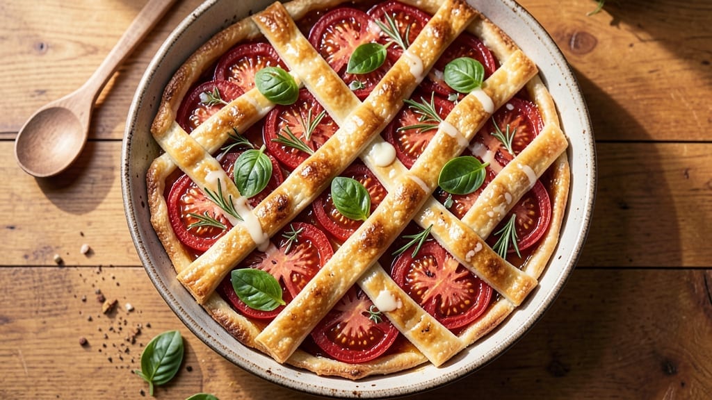 12 Tomatoes Tomato Pie Recipe: Sweet-Tart Filling With Crispy Lattice Top