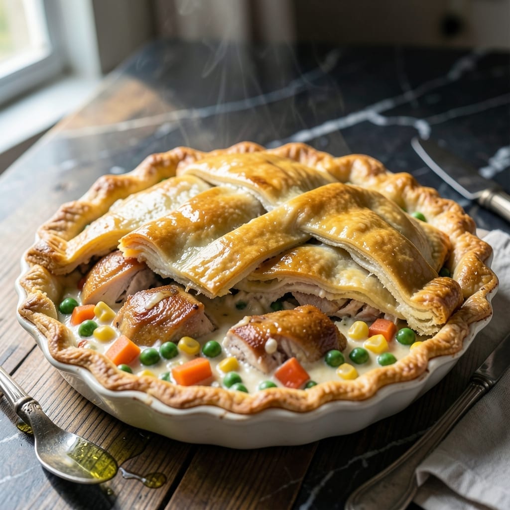 Cheap Chicken Pot Pie Recipe: Budget-Friendly Comfort With Flaky Crust