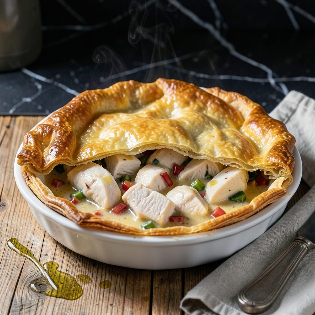 Chicken Pot Pie Filo Pastry Recipe: Flaky Layers With Creamy Filling Chicken Pot Pie Filo Pastry Recipe: Flaky Layers With Creamy Filling