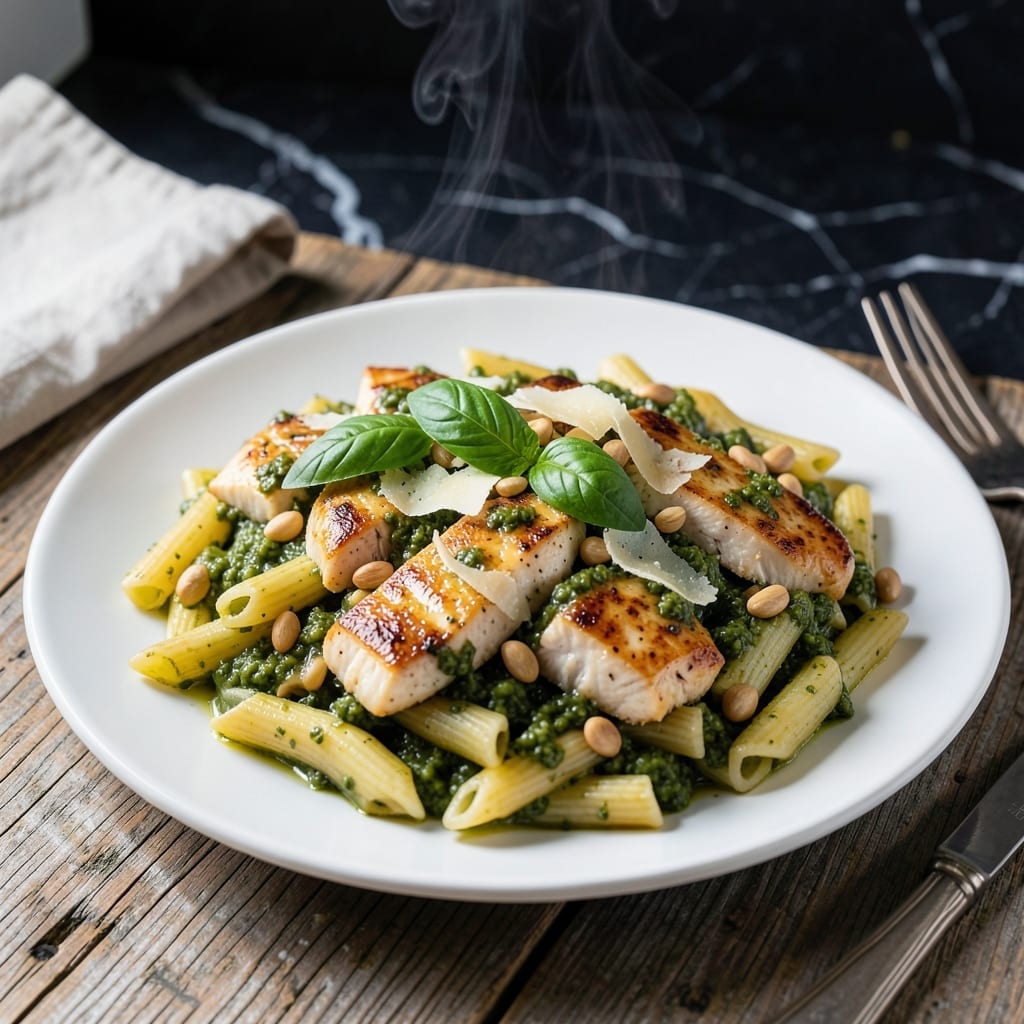One Pot Chicken Pesto Pasta Recipe: Basil-Kissed Creaminess in 30 Minutes