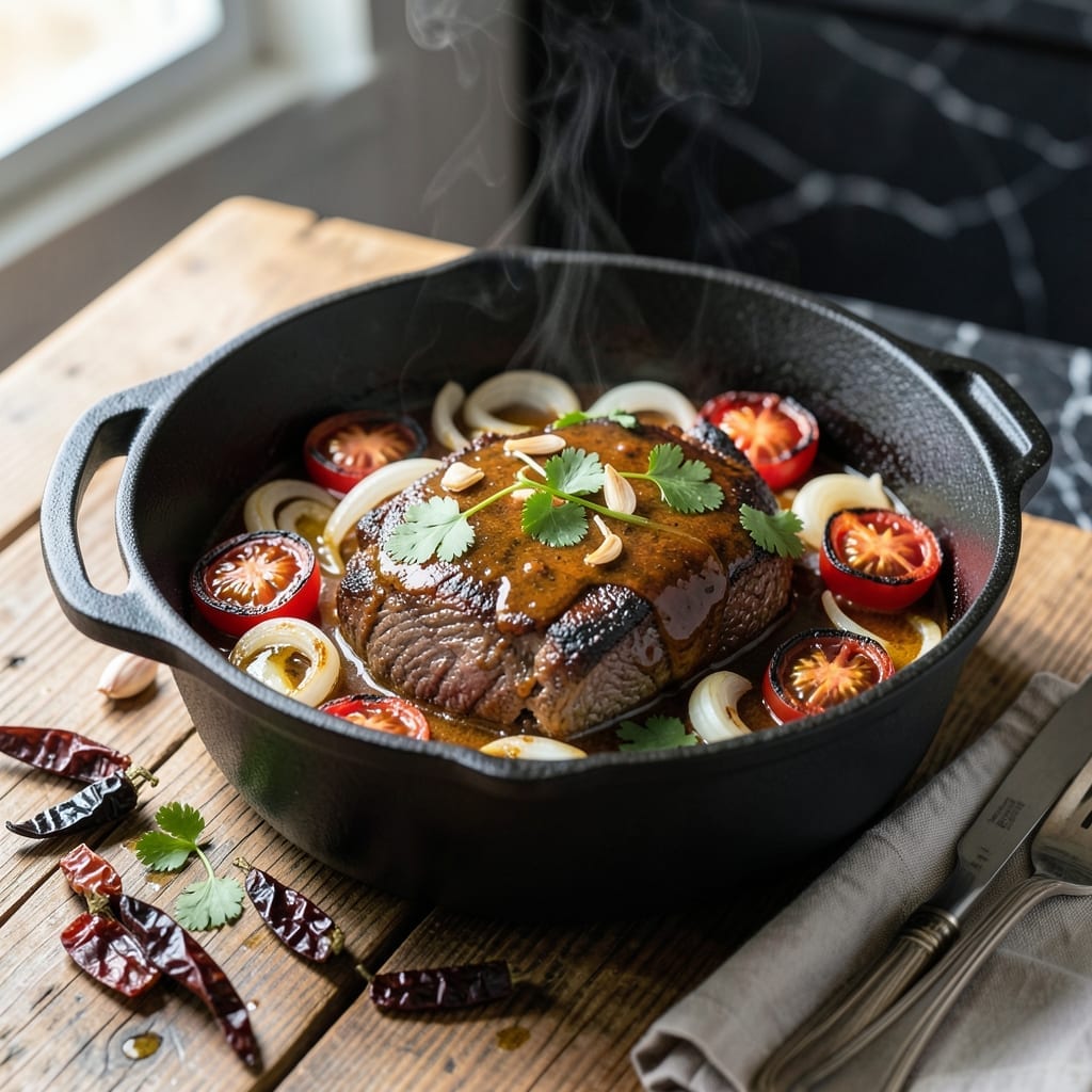 Birria Crock Pot Recipe: Slow-Cooked Spiced Beef with Rich Consommé