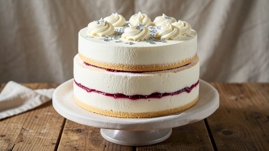 8-Inch White Cake Recipe: Buttery Layers and Vanilla Frosting Bliss