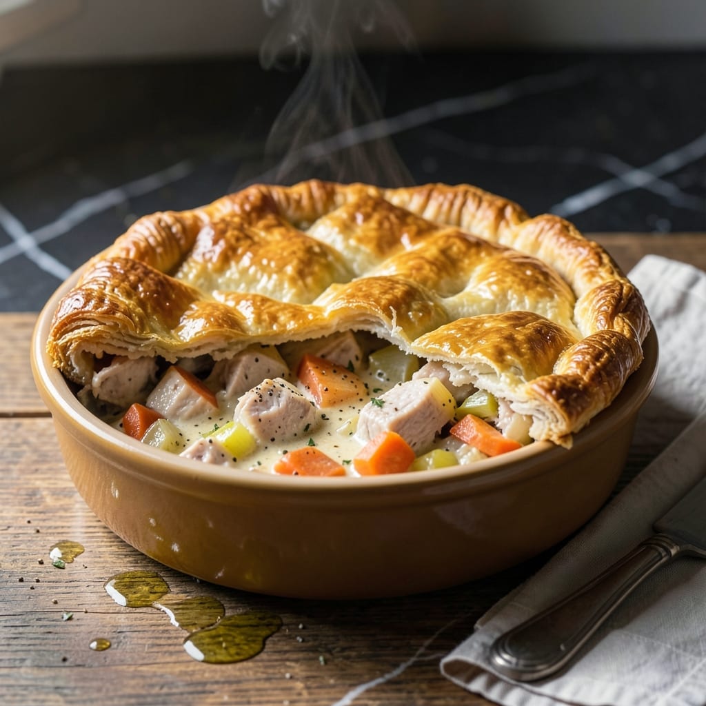 Turkey Pot Pie Hellofresh Recipe: Savory Filling Under Golden Crust
