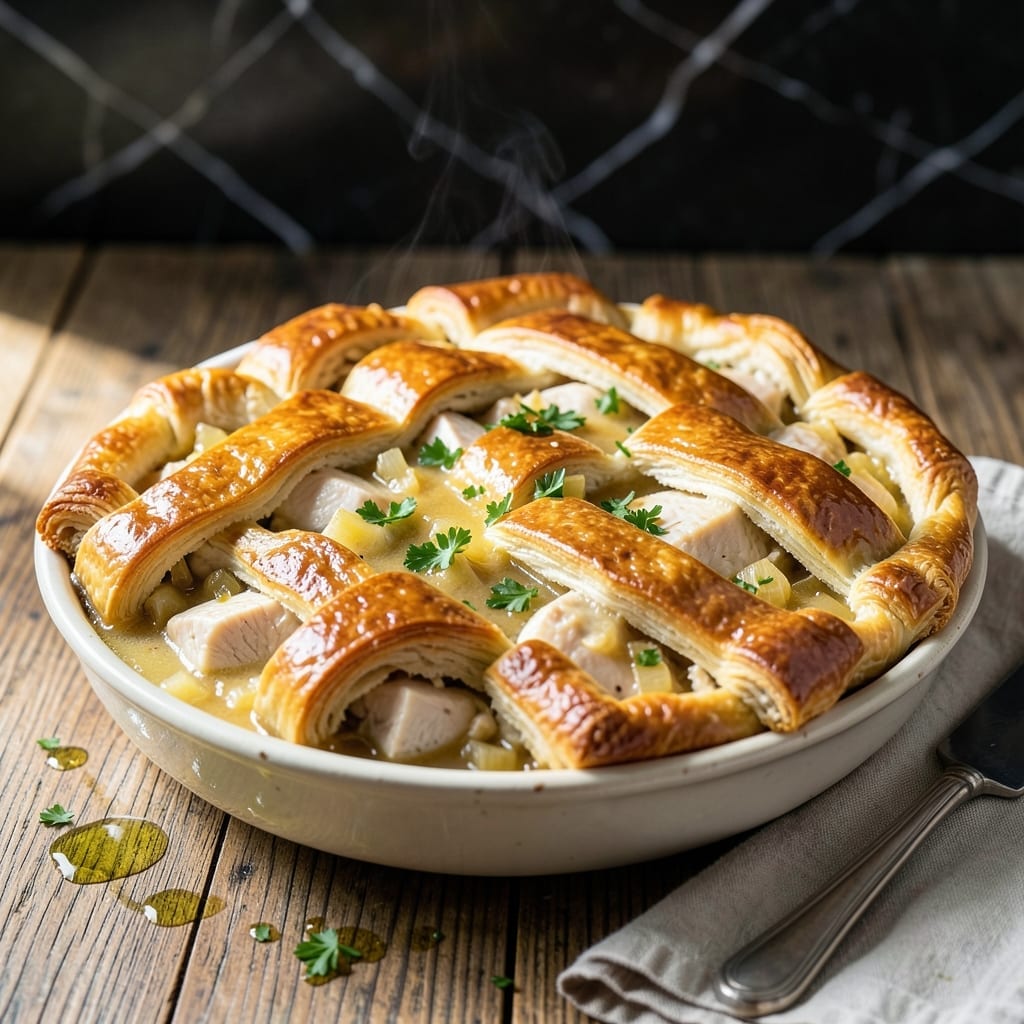 Pillsbury Crescent Pot Pie Recipe: Flaky Layers Over Creamy Savory Filling