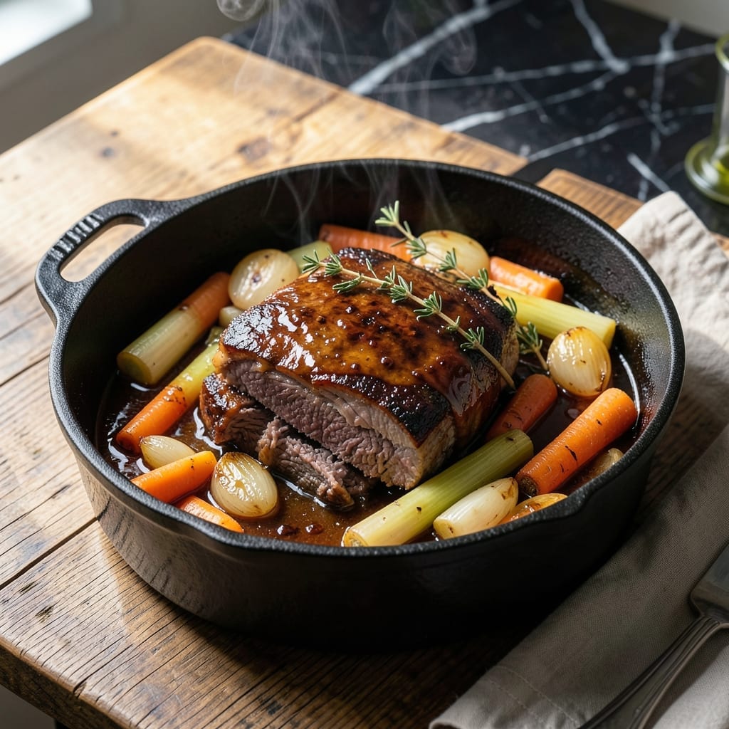Whiskey Pot Roast Recipe: Rich Bourbon-Infused Slow Cooked Beef