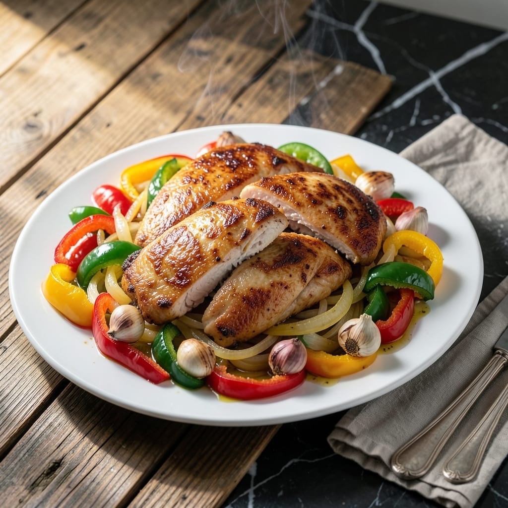 Chicken and Bell Peppers Crock Pot Recipe: Hands-Free Colorful Dinner Chicken and Bell Peppers Crock Pot Recipe: Hands-Free Colorful Dinner