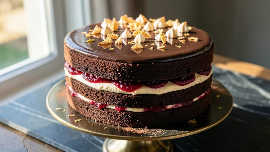 3 Layer Chocolate Cake Recipe From Scratch: Decadent Fudgy, Creamy, and Fluffy Layers