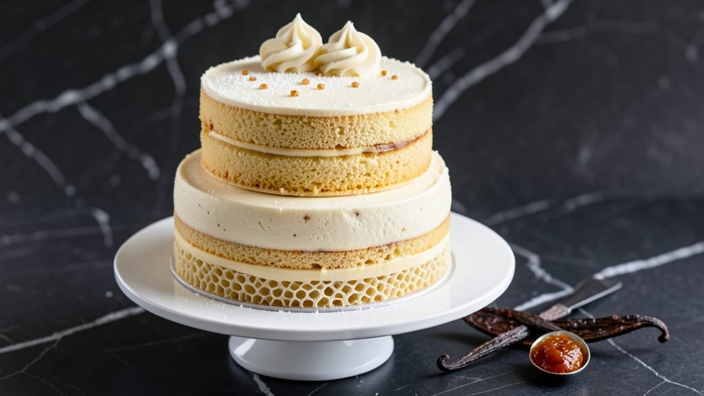 4-4-4 Cake Recipe: Layered Vanilla Bean Magic in One Bowl