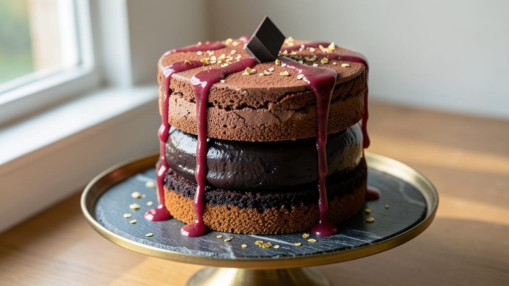 3 Layer Chocolate Mousse Cake Recipe: Stable Stacks With Zero Slip