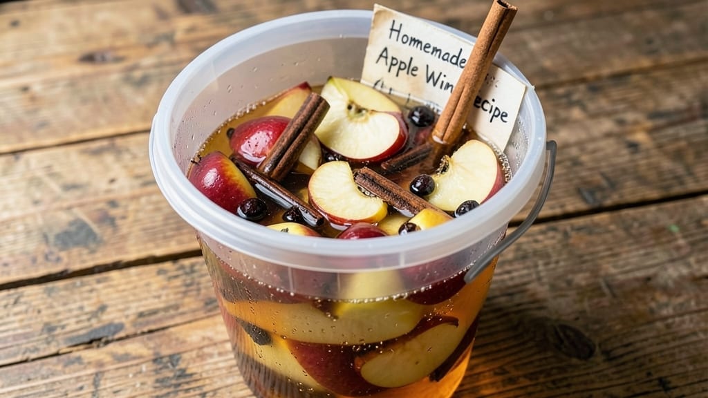 5-Gallon Apple Wine Recipe Without a Press: Fermented Spice and Sweetness in One Batch