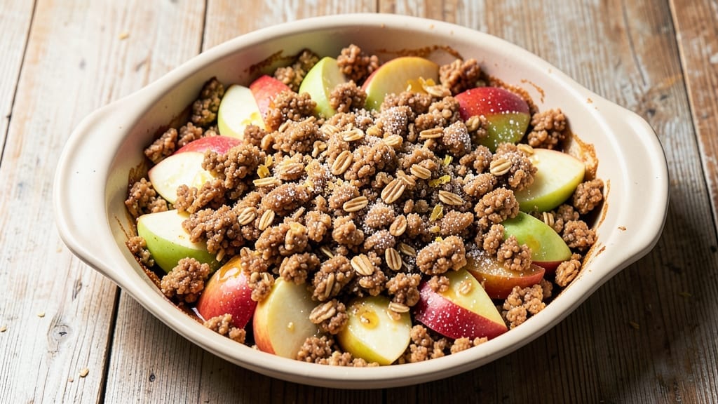 4 Apple Crumble Recipe: Warm Spice Crunch With Buttery Oat Topping