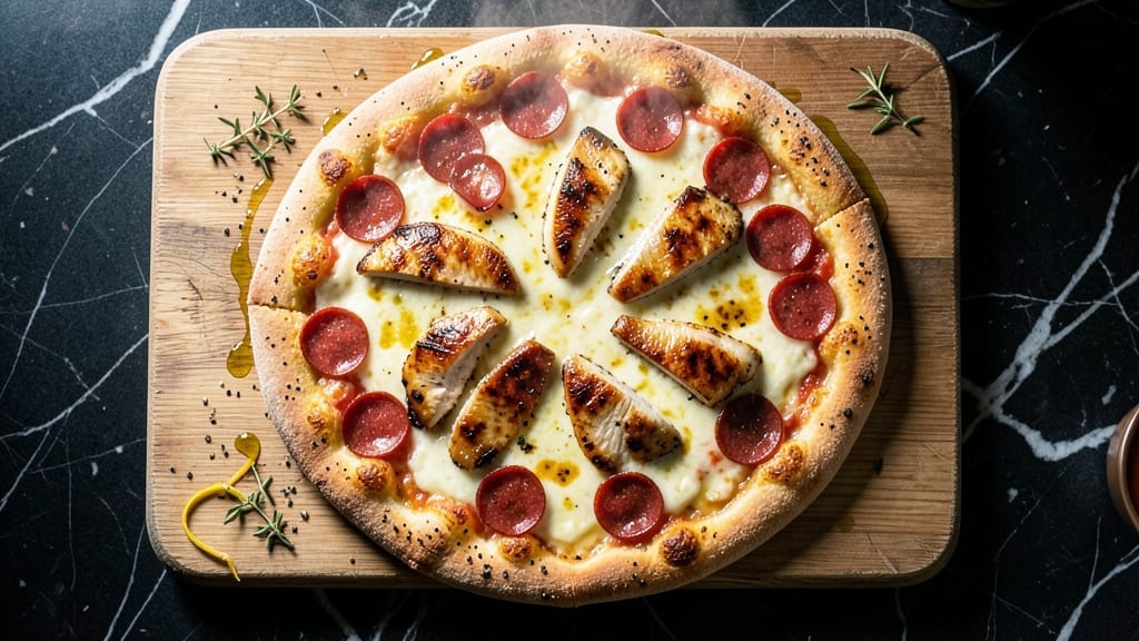 500-Calorie Pizza Recipe: Crispy Thin Crust With Protein-Packed Toppings