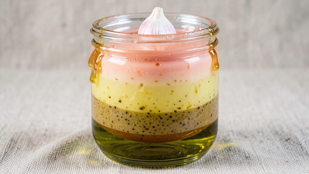 5 Layer Salad Dressing Recipe: Flavor Stacked From Sweet to Tangy 5 Layer Salad Dressing Recipe: Flavor Stacked From Sweet to Tangy