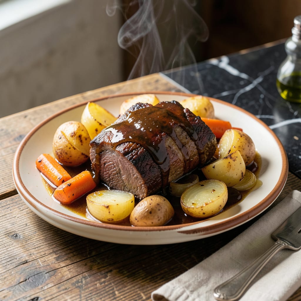 Visual representation of A1 Pot Roast Crock Pot Recipe: Hands Off Slow Cooked Delight