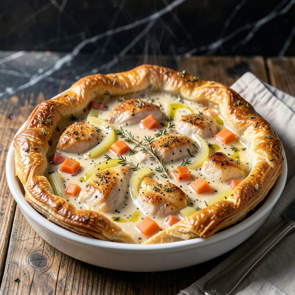 Chicken Pot Pie Recipe Thyme: Golden Crust With Herb-Infused Filling