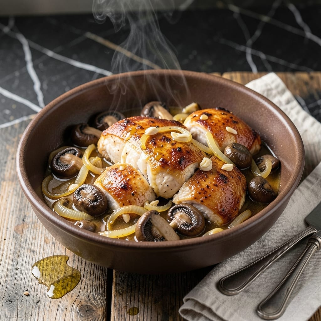 Chicken and Mushroom Crock Pot Recipe: Earthy Richness in Hours