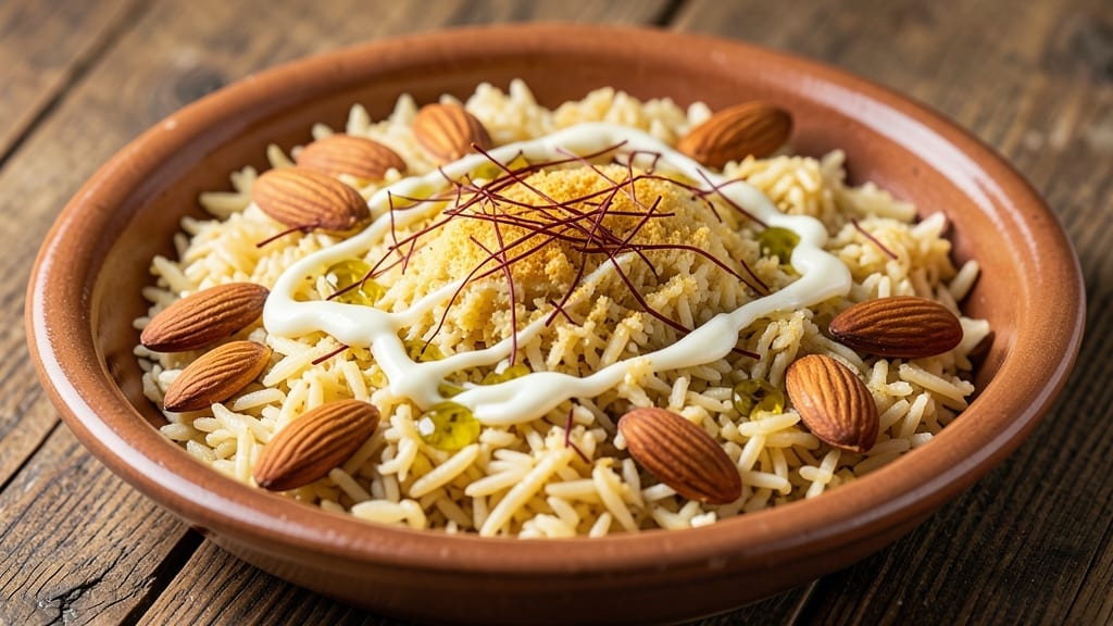 4 Servings of Rice Recipe: Saffron-Infused One-Pan Pilaf With Toasted Almonds