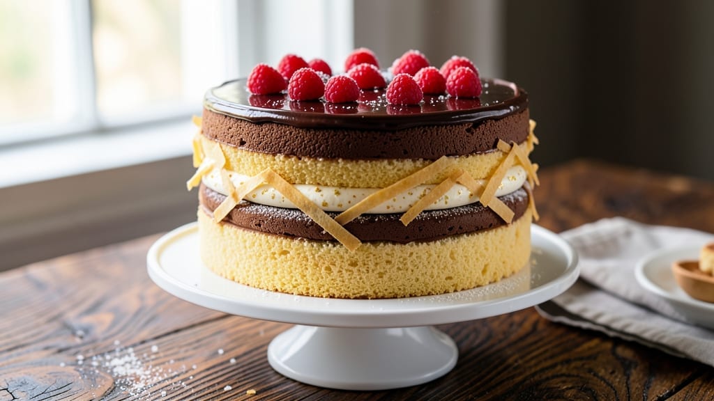 2 Layer Surprise Cake Recipe: Hidden Vanilla Bean Swirl in Every Slice