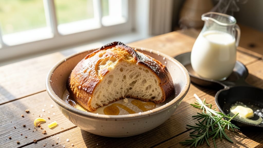 1-2-3 Bread Recipe: Three-Ingredient Crusty Loaf in Minutes