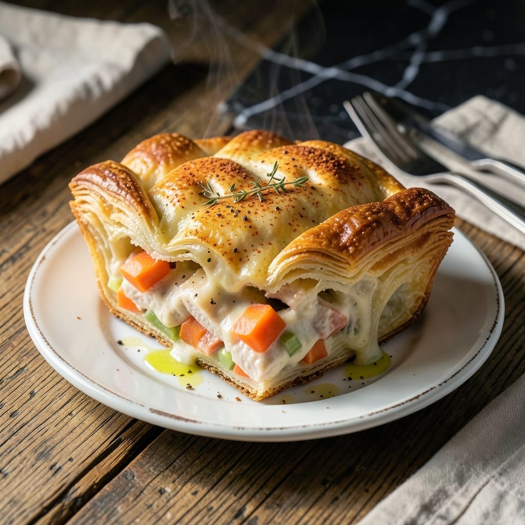 Chicken Pot Pie Hot Pocket Recipe: Handheld Comfort With Buttery Crust