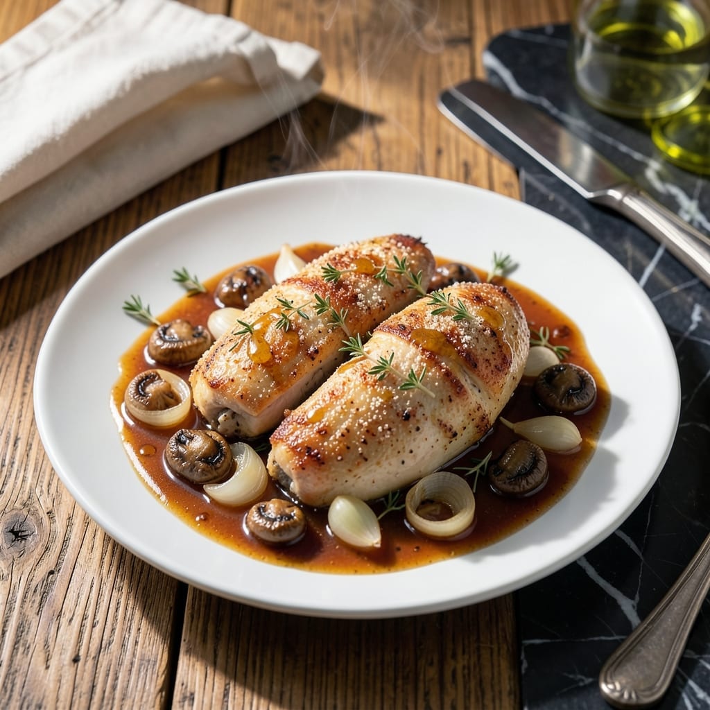 One Pot Chicken Marsala Recipe: Wine-Braised Elegance With Mushrooms
