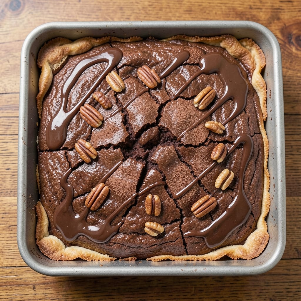 9-Square Chocolate Cake Recipe: Fudgy Layers and Vanilla Bean Swirl Magic