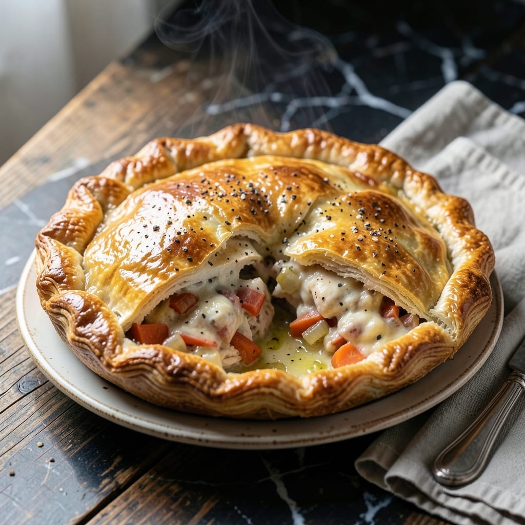Kosher Chicken Pot Pie Recipe: Flaky Crust Over Savory Kosher Filling